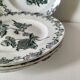 4 ironstone plates A. Lebacqz & M. Bouchart Richelieu model