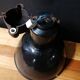 Industrial vintage factory pendant lamp, enamelled metal, 60s