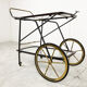 Vintage Italian serving trolley by Cesare Lacca, 1950s