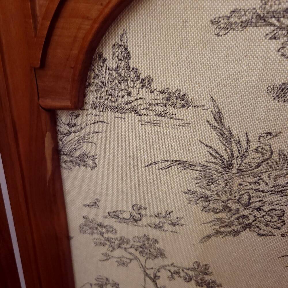 Louis XV screen, Toile de Jouy