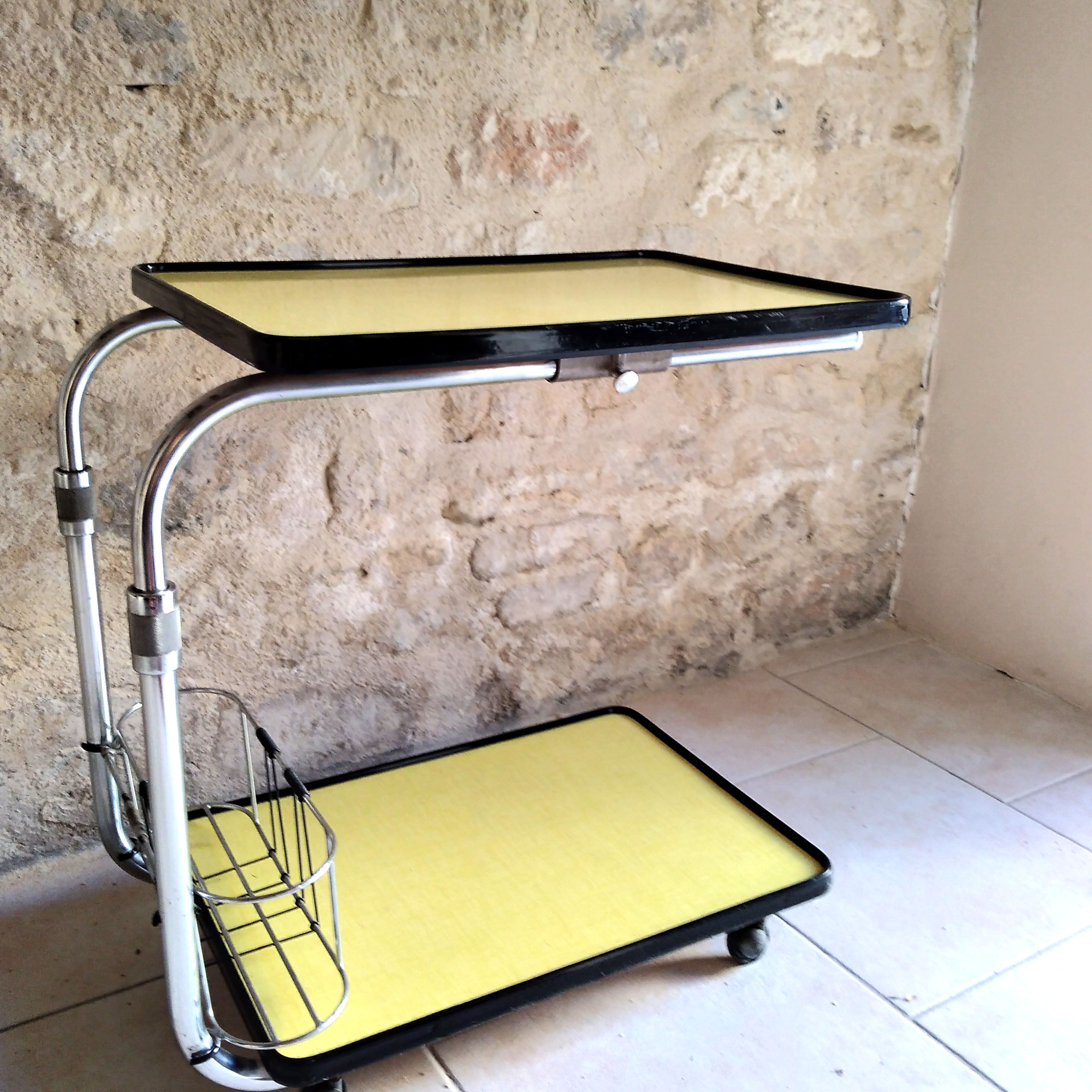 Serving table in formica 1960s