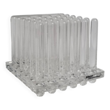 "Fakiro VIP" lucite desk organizer by Guzzini, SNCF advertising object from the 80s