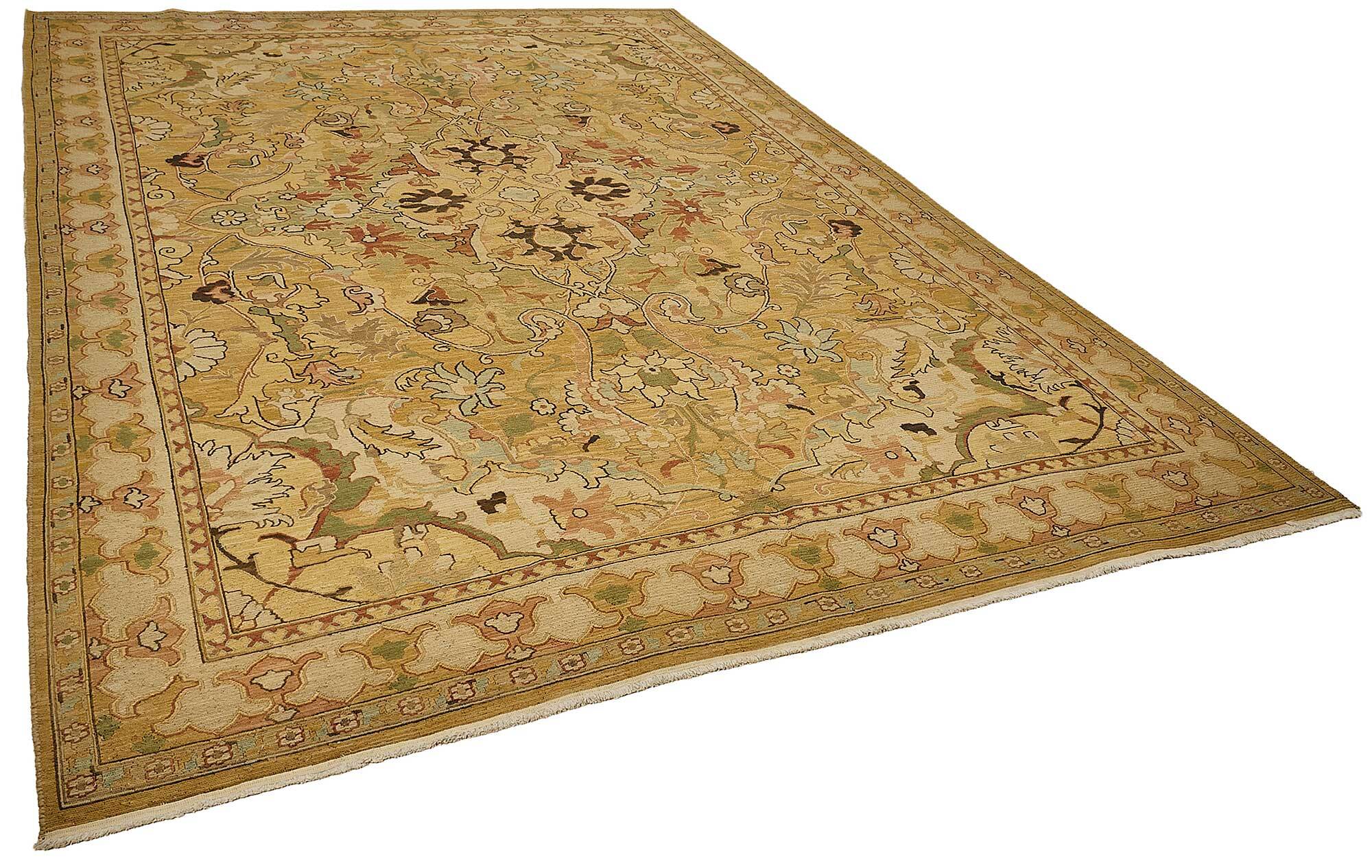 Turkish Handknotted Wool Oushak Rug 260 cm x 348 cm