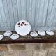 6 cake plates 1 large cake plate MCM Dutch Art Ceramic