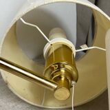 Two wall lights with articulated arm in gold metal Egolux