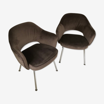 Paire de fauteuils Conference d'Eero Saarinen