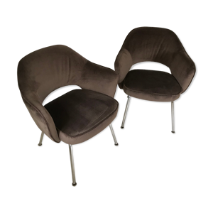 Paire de fauteuils Conference d'Eero