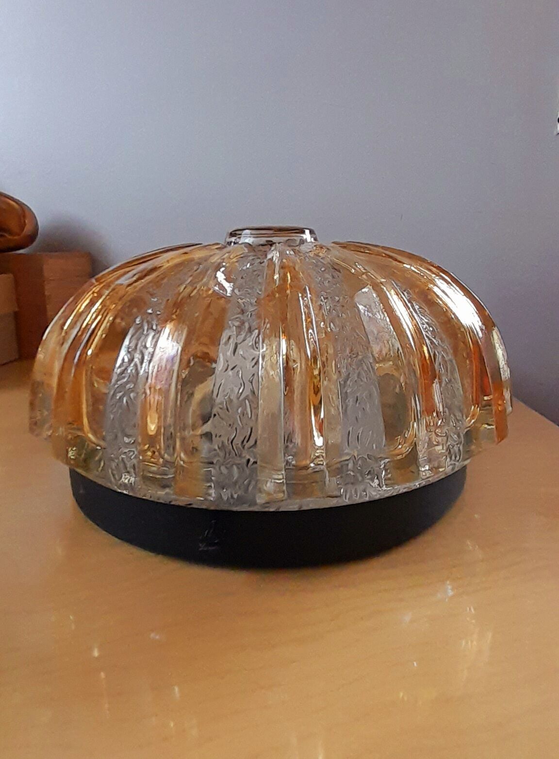 Round wall lamp jelly fish 60s.