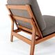 Komfort lounge chair 'Nimtofte' - Brown - danish design in teak