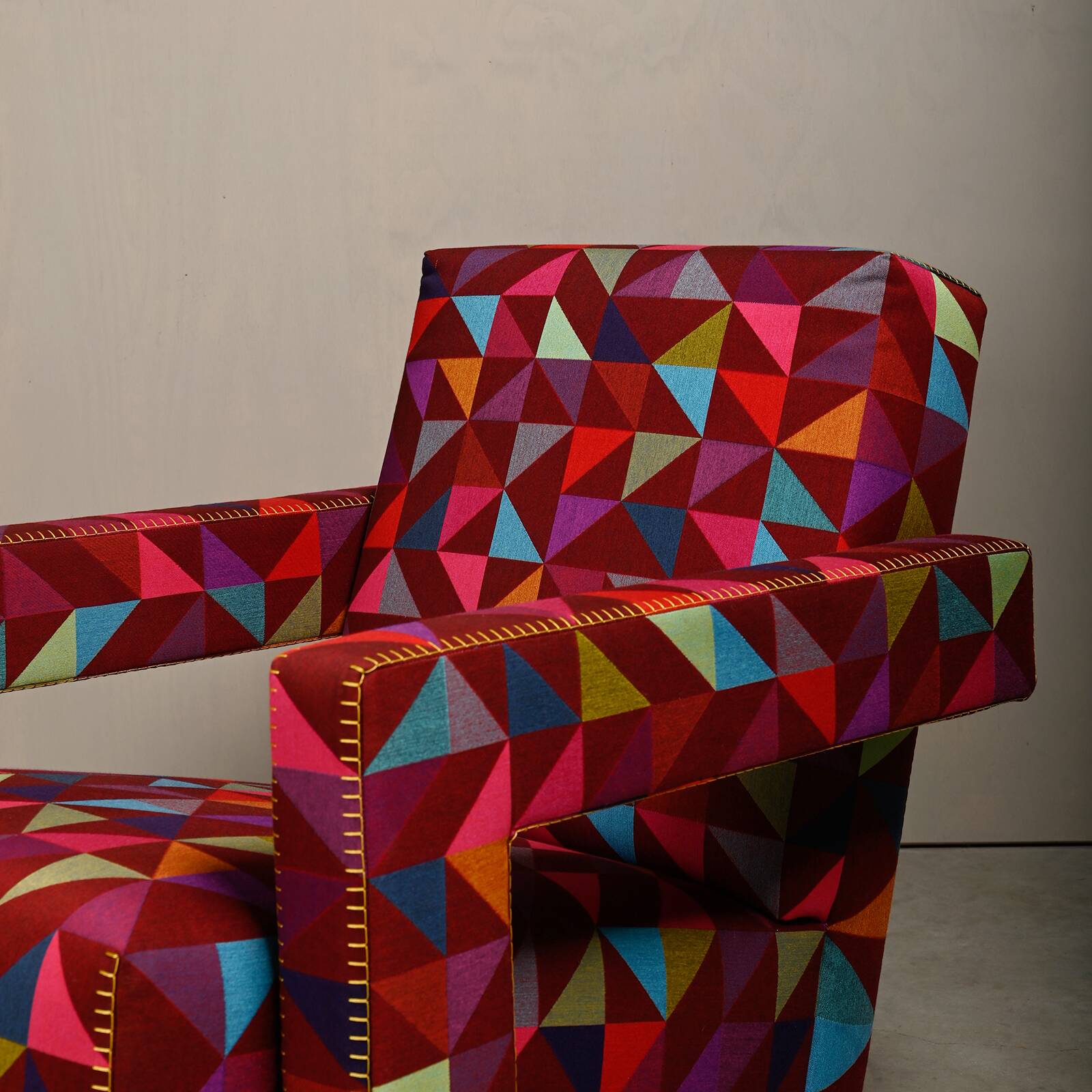 Gerrit T Rietveld Utrecht Armchair Limited Edition Boxblocks Bertjan Pot Cassina