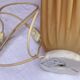 Lampe plastique drapé