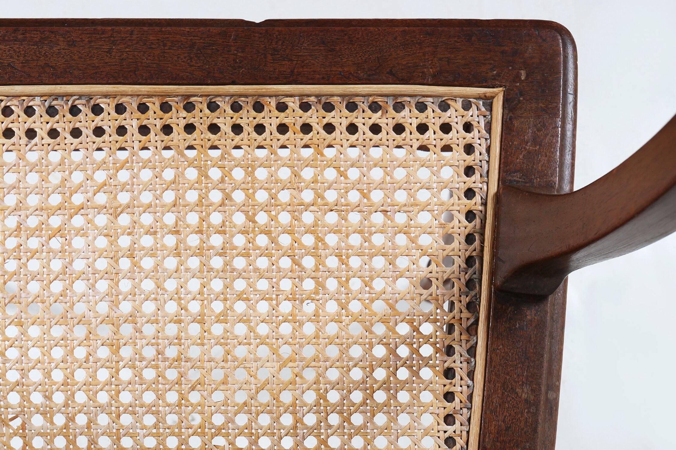 Antique French Armchair with Cane Seat, France, circa 1890