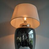 Large vintage lamp Faiencerie de Charolles