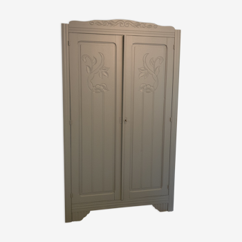 Solid oak wardrobe