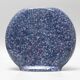 Blue speckled pink disc vase from the 1980s.