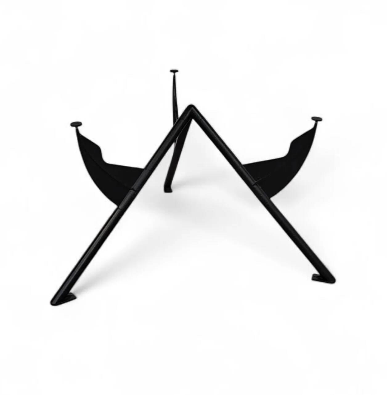 Philippe Starck / 1984 for François Mitterrand's private office / President M / black dining table frame / Baleri