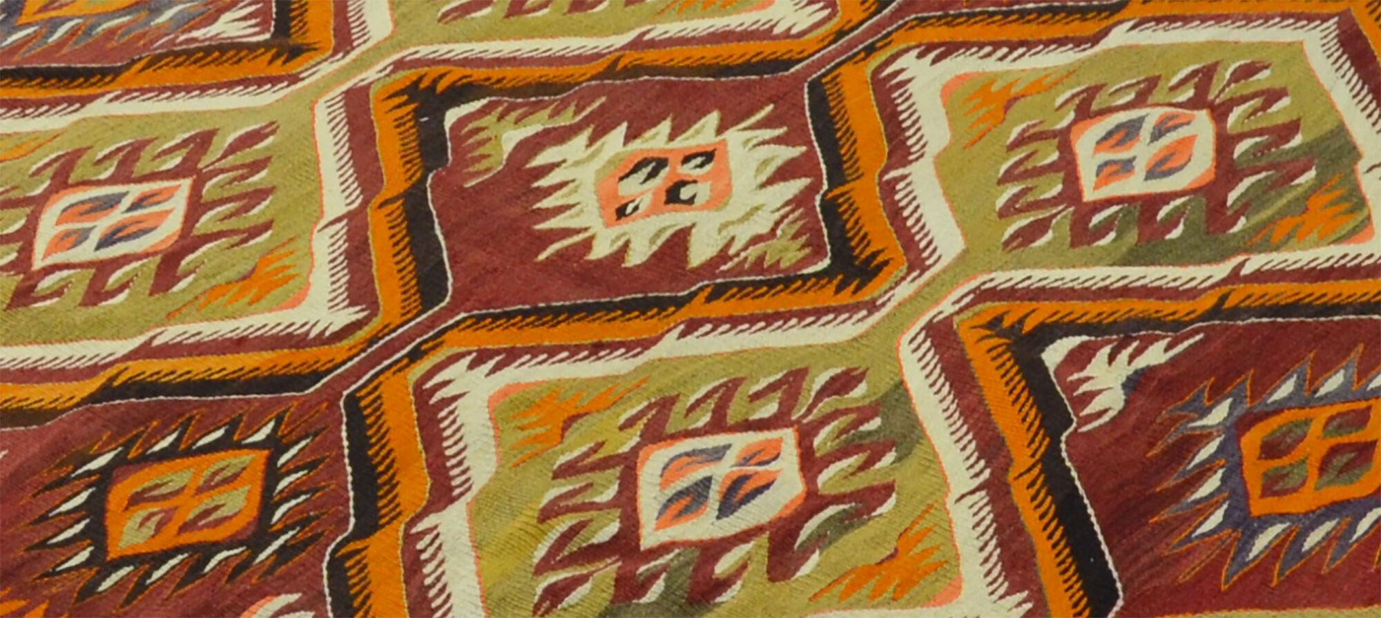 Anatolian handmade kilim rug 286 cm x 156 cm