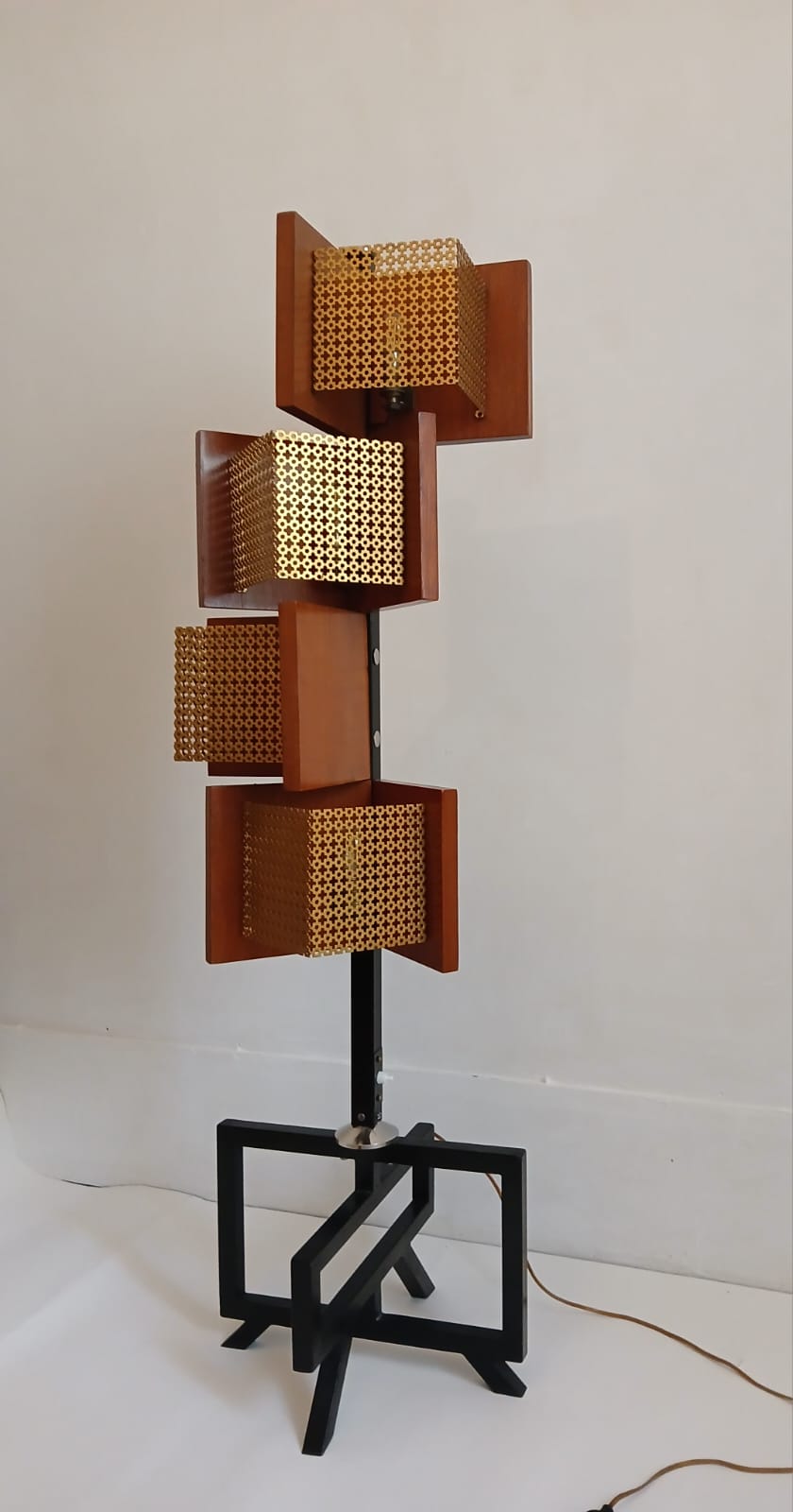 Rare modernist vintage floor lamp