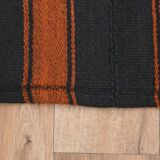 Flat striped rug 91 x 213 cm