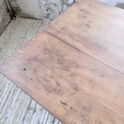 Bistro farmhouse table cherry wood turned legs 180cm