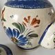 Henriot Quimper teapot – floral relief decoration
