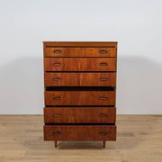 Commode en teck de style Mid-Century, Danemark, années 1960