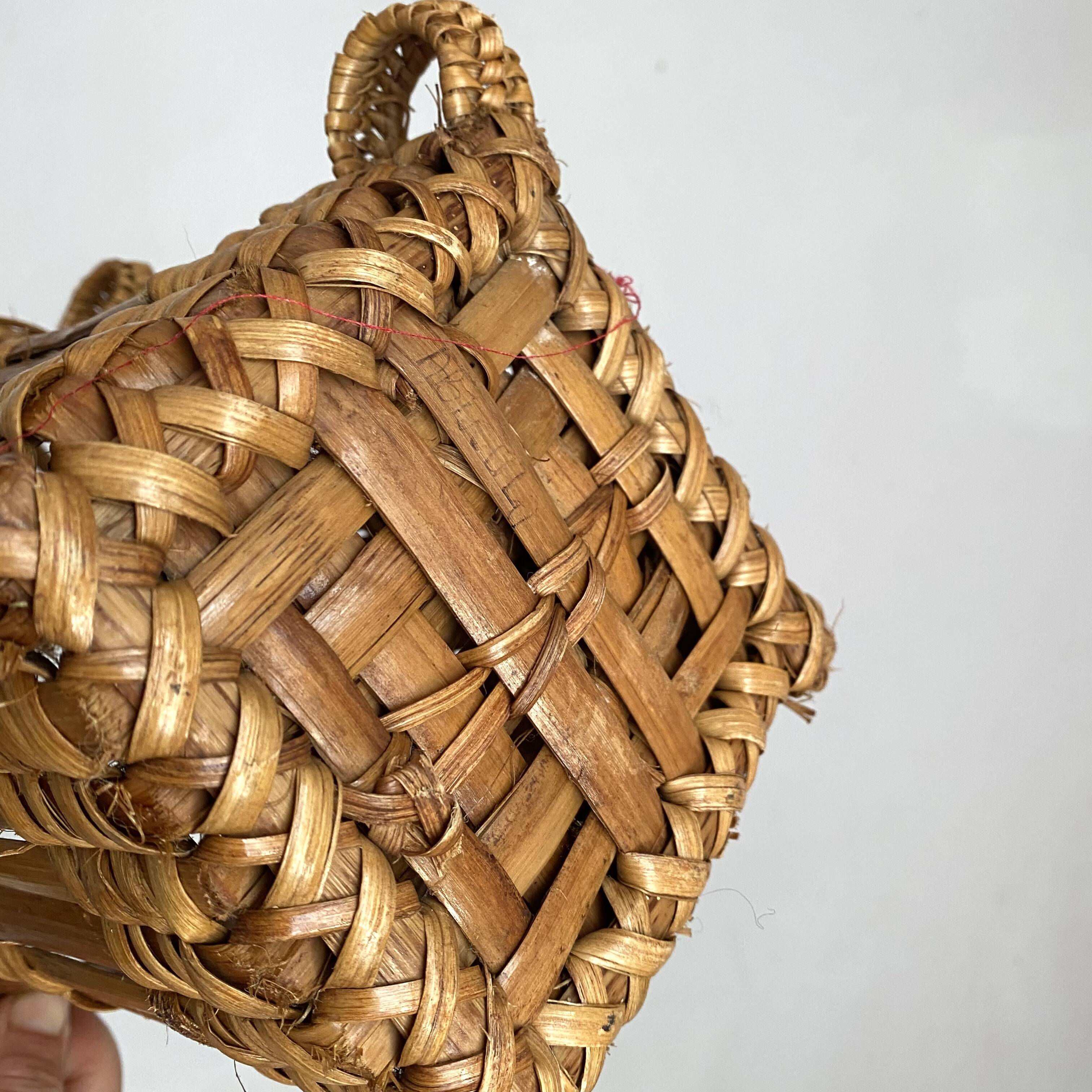 Rattan pot cover basket