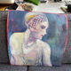 Portrait of a woman signed Patrice Landauer