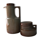 Cafetière sucrier grès de Brenne Made In France