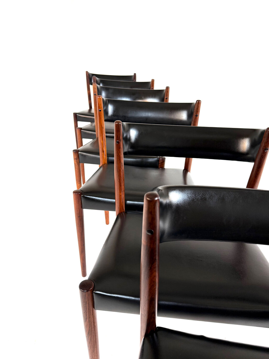 6x vintage Danish chair in Rosewood ‘60