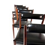 6x vintage Danish chair in Rosewood ‘60