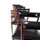 6 chaises vintage danoises en palissandre des années 60