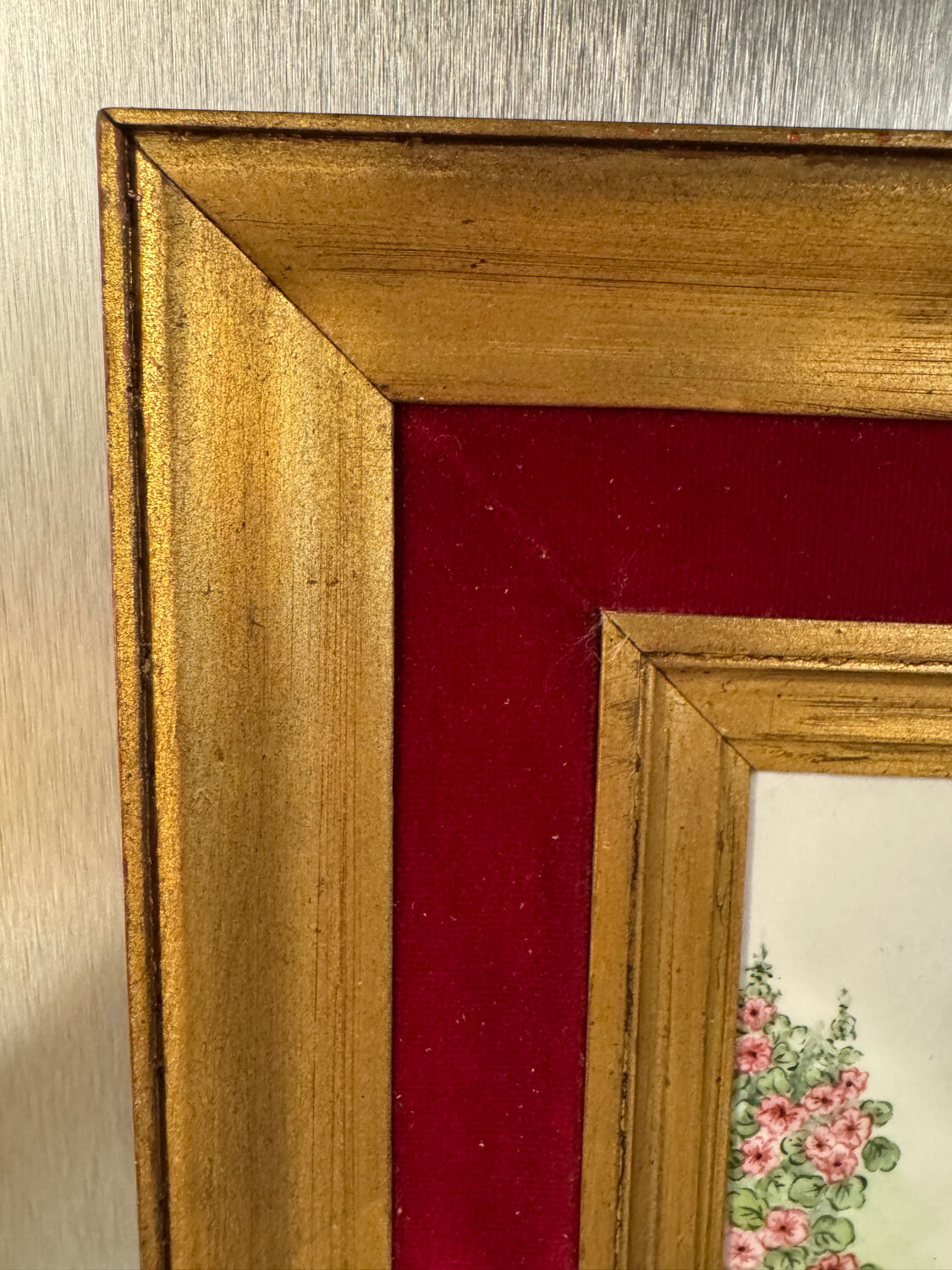 Old painting, Parisian women, signed J Fallet