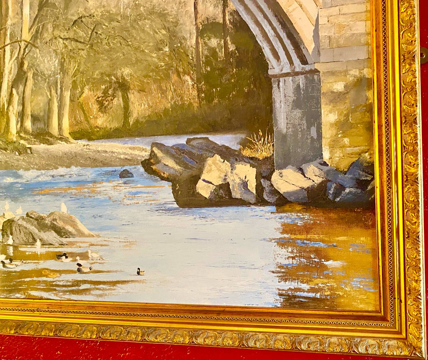 Peinture à l'huile originale – Pont du Diable, Kirkby Lonsdale (2000) – Booth