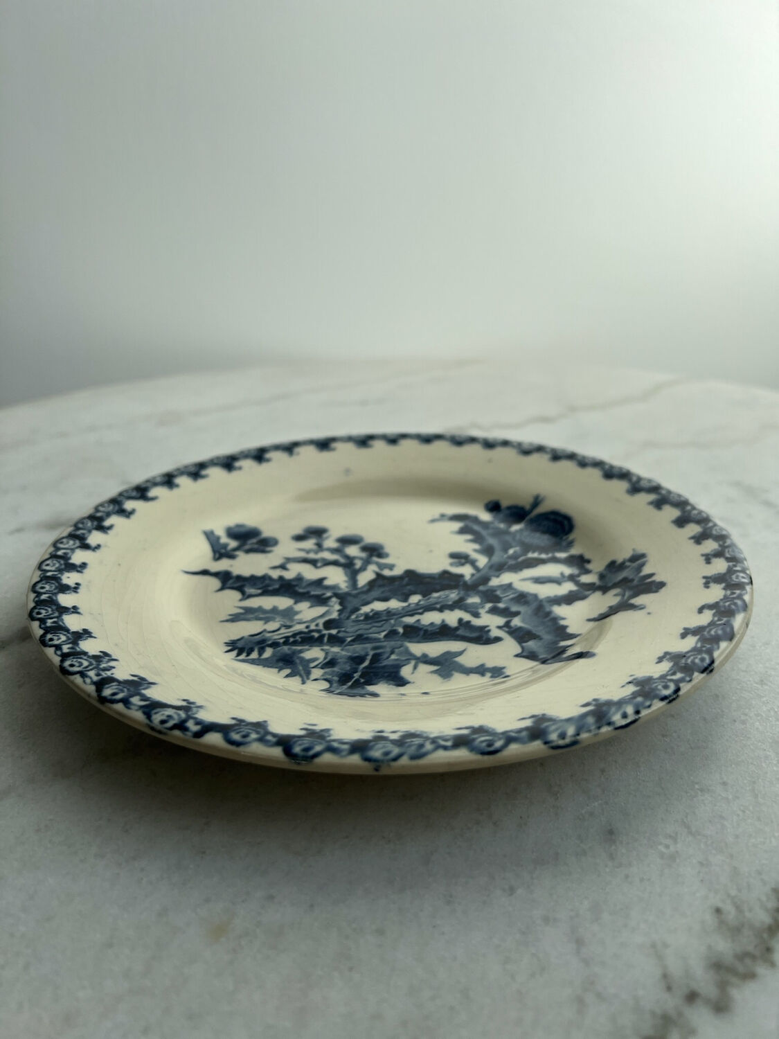 Gien plate - Model thistles