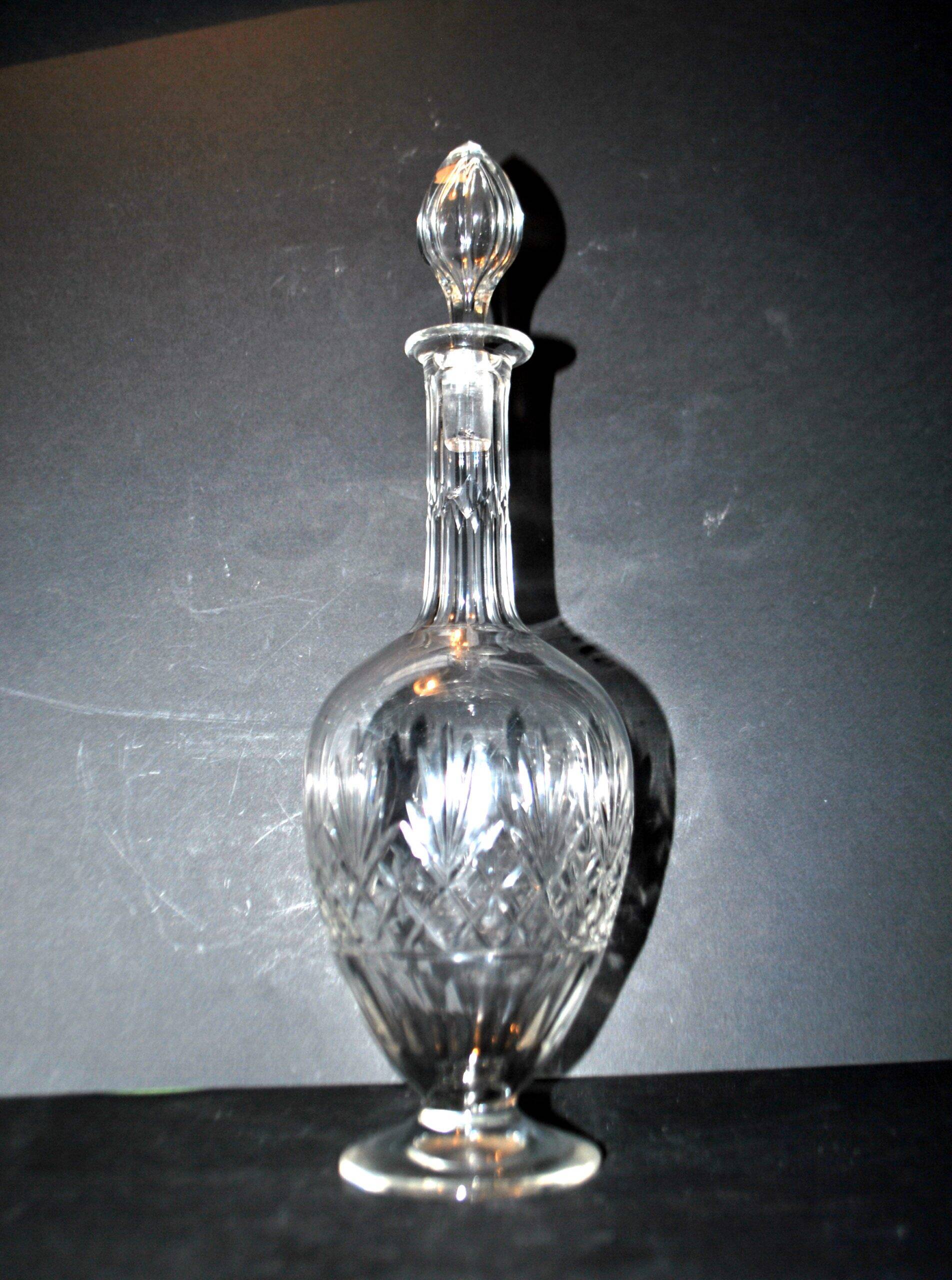 Massenet wine carafe in Saint-Louis cut crystal size 4147 H35