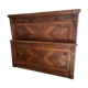 Old carved wooden bed frame