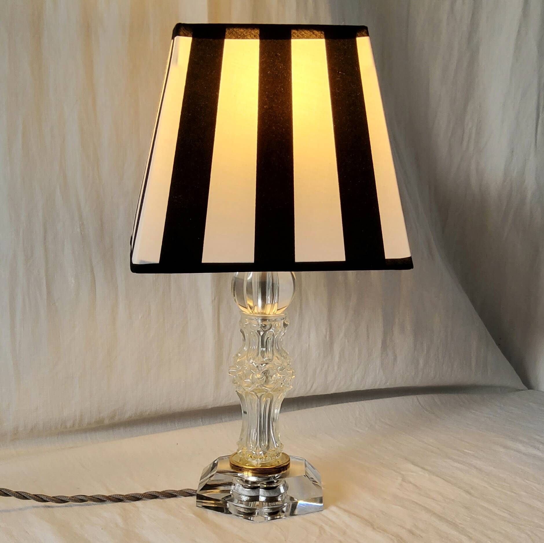 Sèvres crystal lamp