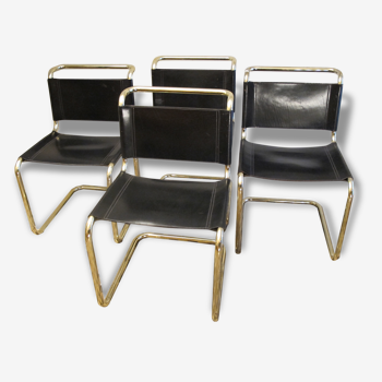 4 chaises B33 de Marcel Breuer