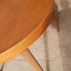 Table ronde scandinave extensible