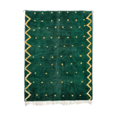 Modern Moroccan carpet green