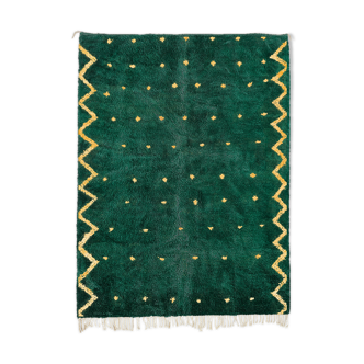 Modern Moroccan carpet green