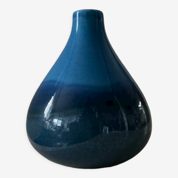 Vase vintage en céramique émaillée années 70
