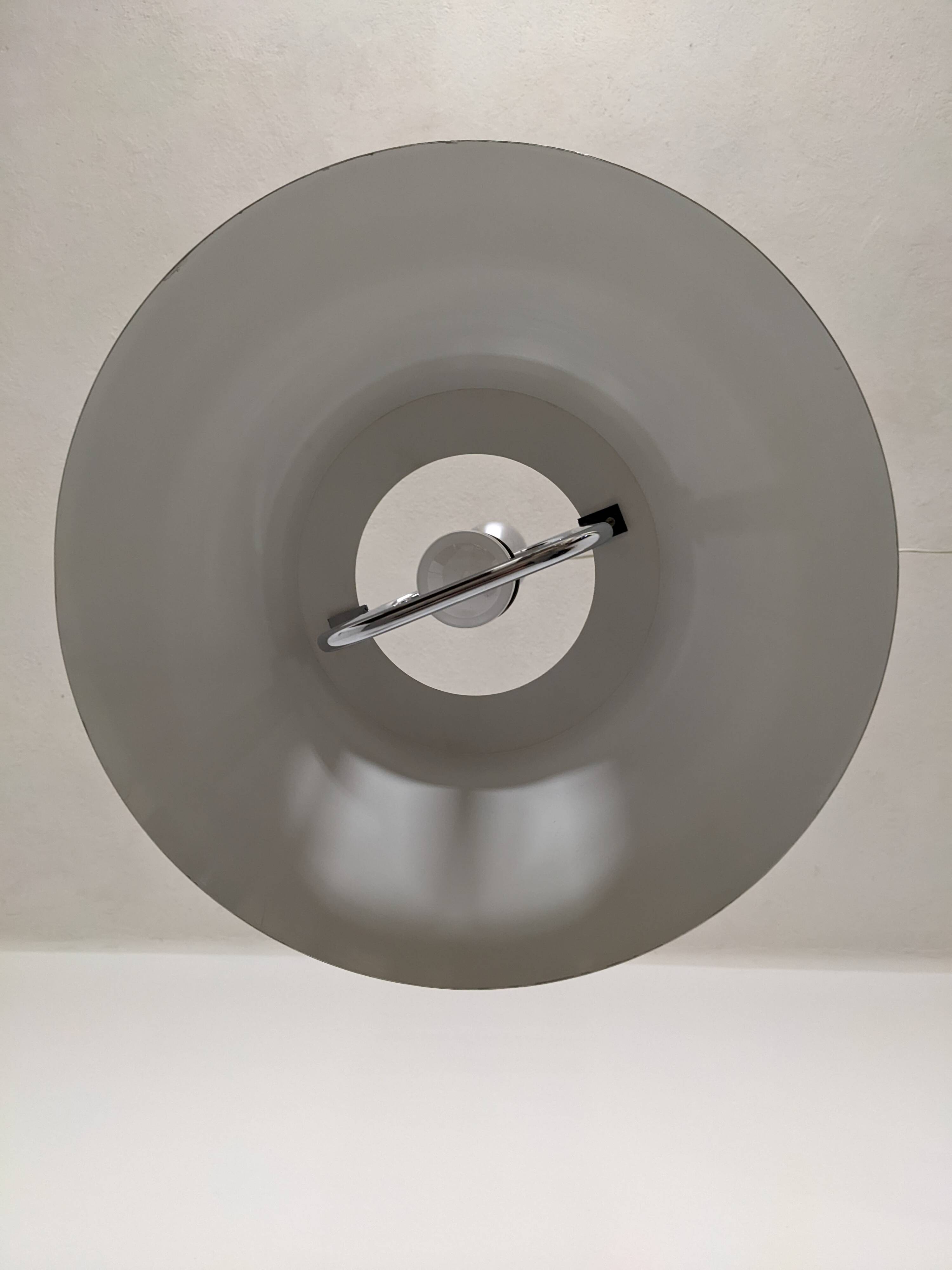 Adjustable Space Age suspension in brushed aluminum from the 60s/70s