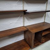 Kai Kristiansen rosewood modular shelf system, Denmark 1960s