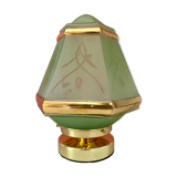 Table lamp globe vintage art deco glass