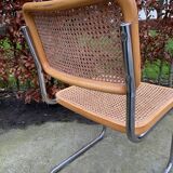 Lot of 4 chairs model Cesca by Marcel Breuer