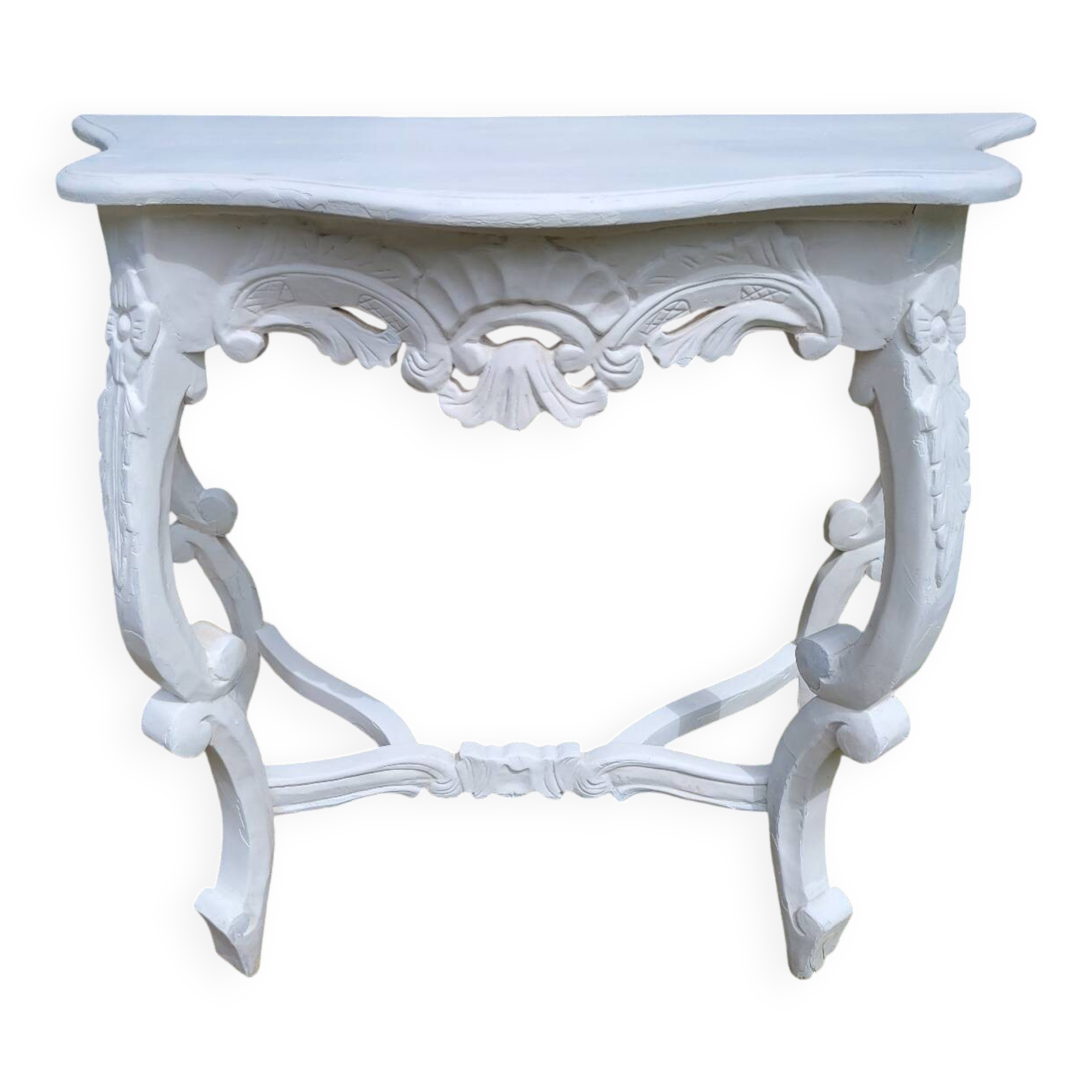 Painted wooden console