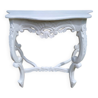 Console en bois peint