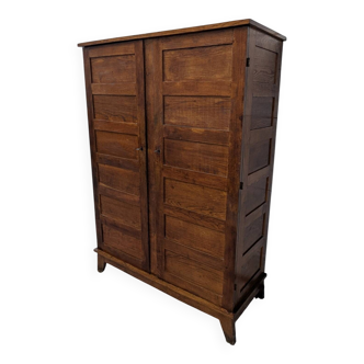 Linen cupboard wardrobe René Gabriel reconstruction 1940s-1950s Parisian